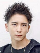 リップス 表参道店(LIPPS)&nbsp;ツーブロック刈り上げ黒髪短髪アップバングショート