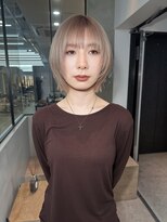 ロンドシエル 横浜(Lond ciel)&nbsp;レイヤーボブ/ショートボブ/ハイトーン/ブリーチ/横浜