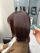 バディ 中野駅前店(BUDDY)&nbsp;ブリーチなしレッドブラウン【中野美容室/新中野】