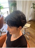 襟足すっきり丸み大人ショート