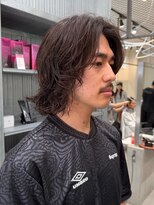 フィフス 渋谷(fifth)&nbsp;メンズミディアムボブスパイラルパーマ再現性が高い