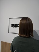 ギルド 東久留米店(GUILD)&nbsp;切りっぱなしボブで叶える美髪スタイル