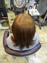 ヴァンテアン 巣鴨店&nbsp;くびれのあるウルフレイヤーカット30代40代50代【ノンジアミン】