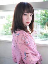 ルティア(Lutia) 厚めバング グレージュ★★