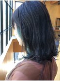 グリーンのインナーカラー