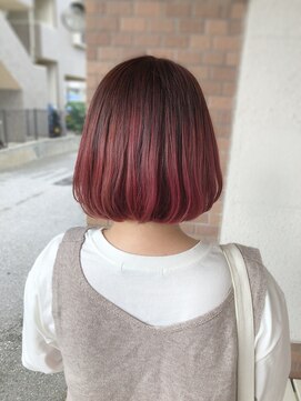 ヘアースイッチ(HAIR SWITCH) ピンクグラデーションカラー