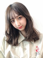 アイティー バイ アルバム 中野店(IT by ALBUM) ラフウェーブ_ボブルフクールショートピンクベージュ_8039