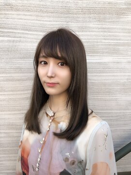 エル 自由が丘(L) 大人可愛いワンカール/艶髪ストレート/ヨシンモリ