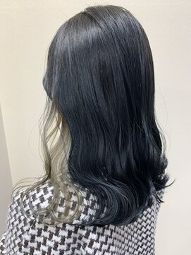 ルーツ(ROOTS) イヤリングカラー/ホワイトアッシュ×ブルーブラック