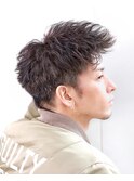 フェザージェット ツーブロック 刈り上げ アップバング