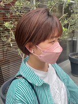 ビーワールド(B WORLD)&nbsp;コンパクトマッシュショートボブ【デザインカラー/髪質改善】