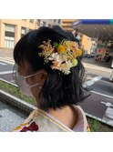 #成人式 #ヘアセット #着付け