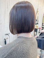 ロンドシエル 横浜(Lond ciel)&nbsp;前下がりボブ前髪×ショコラアッシュ【横浜】