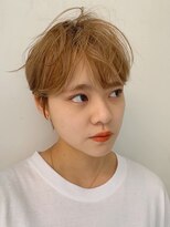 ソイリウム 下北沢(soi rium)&nbsp;軽さのあるマッシュショート　ブラウンベージュ