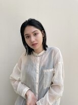 エイチ(H eitf)&nbsp;【原宿エイチ】大人イヤリングカラー　外はねボブ