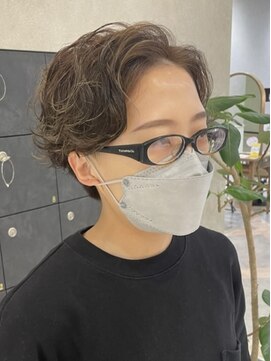 ザザ シンジュク(ZA/ZA shinjuku) マニッシュパーマショート