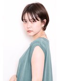 小顔愛されショート大人ガーリーチョコレート１