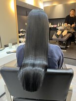 ブレンド 渋谷(BLend)&nbsp;グレージュマチルダボブインナーグレージュ 前髪