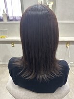 アンド ラ ブランシュ(&.La Blanche)&nbsp;黒髪カタログ/グレーベージュ/レイヤーロング/アッシュカラー