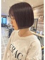 トッカ 札幌(tocca) 【熊澤】ミニボブ×チェリーレッド