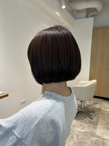 ソイクフ 四条大宮店(SOY-KUFU)&nbsp;大人可愛い◎20代30代40代シアーカラーコンパクトボブ