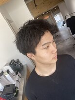 クオル 立川(QOL) スパイキーショート 短髪 ニュアンスパーマ 無造作 大人ヘア