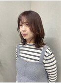 大人可愛い/ピンクブラウン/くびれヘア