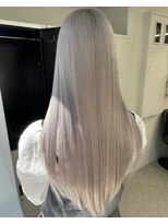 ペレ 渋谷(PELE)&nbsp;イメチェン/ホワイトブロンド/外ハネボブ/ワイドバング/渋谷