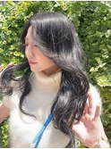 大人可愛い レイヤーロング フェイスレイヤー 毛先ワンカール