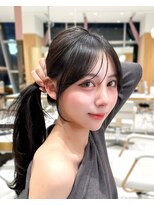 アマトウキョウ アユンチェ(AMA TOKYO×AYUNCHE)&nbsp;韓国スタイル/ナチュラルくびれへア_くびれ巻き_レイヤーカット