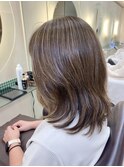 ミディアムレイヤーハイライト　20代30代40代50代60代