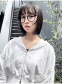 NUDE タッセルボブ切りっぱなしボブ レイヤーボブ結べるボブ