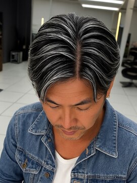 バース 梅田中崎町店(BIRTH) メンズハイライトバレイヤージュメッシュ