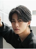 【LIPPS天神】センターパート　ワックスなし簡単スタイリング
