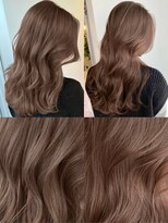 アマトウキョウスマートサロン(AMA TOKYO×Smart Salon)&nbsp;ヘーゼルベージュ　ブリーチなし　レイヤーカット　海外風