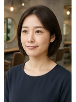 ヘアークラフト サン 住吉店&nbsp;[ヘアークラフトサン] 大人女性に人気◎丸みボブスタイル