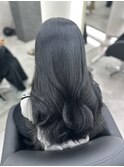 ☆黒染めじゃない透明感ブルーブラック/20代/30代/40代
