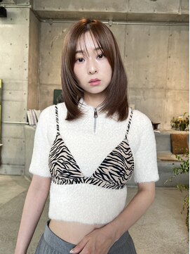 フェス カットアンドカラーズ(FESS cut&colors) ミディアム/ブラウン/ナチュラル/20代後半/30代/大人UP