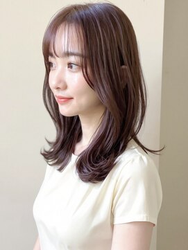 カバーヘア ブリス 川口(COVER HAIR bliss) 小顔見せ◎フェアリーレイヤー外ハネ×韓国風くびれヘアp川口