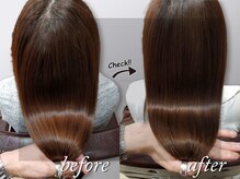 Qカラーやパーマなどで履歴が複雑ですが、ツヤ髪になりますか？