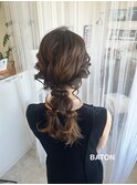 ♪ツイン編み下ろしヘアアレンジ♪