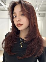 ヨロ 上野(YOLO)&nbsp;ハイライトカラーミルクティーベージュケアブリーチダブルカラー