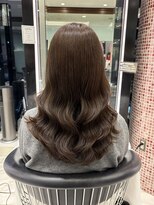 アピッシュ ギンザ(apish ginza) 韓国風コテ巻きパーマ 大人くびれロング