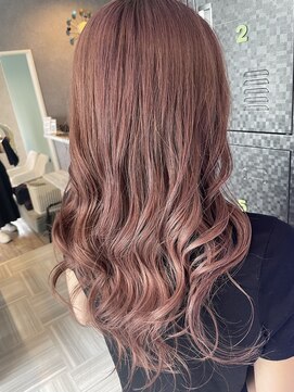 ヘアーディア みどり店(Hair...DiA) 柔らかピンクカラー