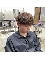 サンズ 梅田 中崎町(SUNS) 【梅田】ブラウンカラー×強めツイストスパイラルパーマ