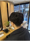 無造作な動きが魅力のナチュラルパーマブラウン【三軒茶屋】