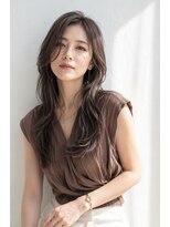 アッシュ 学芸大学店(Ash)&nbsp;ロング/大人女性/チョコブラウン/髪質改善カラー/脱白髪染め
