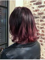 ヘアー アイス カンナ(HAIR ICI Canna)&nbsp;バレイヤージュ×ピンク