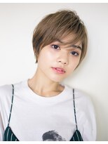 ピズム(PISM)&nbsp;耳かけカジュアルイメチェンショート/フォギーベージュ