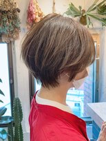 シー バイ ロンド 新宿(Sea by Lond)&nbsp;【佐藤健太郎】ハイライトベージュ小顔シースルーショートボブ